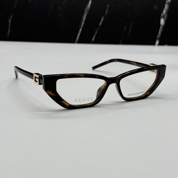 NEW GUCCI EYEGLASSES GG1683O 003 WOMEN HAVANA EYEWEAR GUCCI - Picture 1 of 10